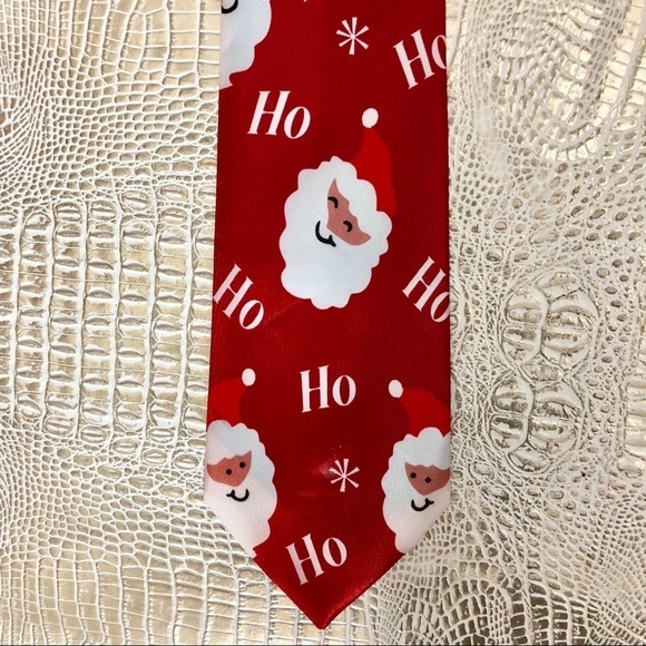 Ho Ho Ho Santa Tie - Picture 1 of 3